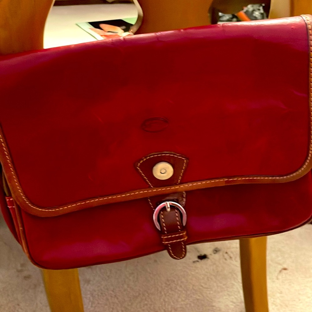 Cuoieria fiorentina vintage red bag